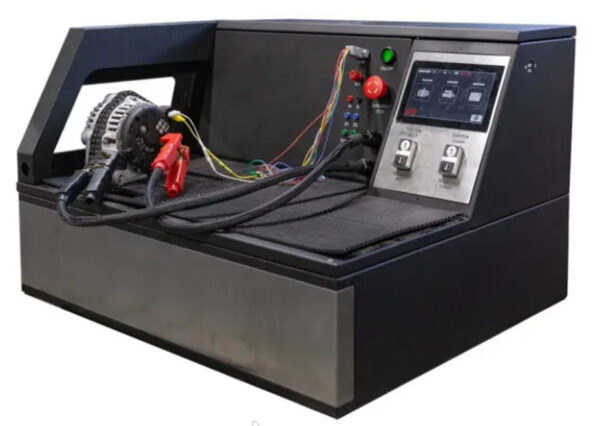 Stand for testing electrical equipment (generators and starters)