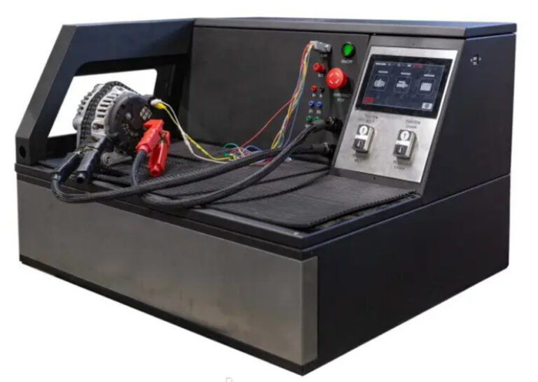 Stand for testing electrical equipment (generators and starters ...